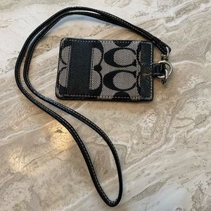 COACH Lanyard ID Holder